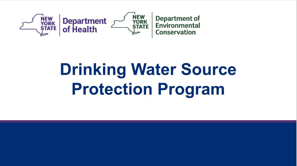 Drinking Water Source Protection Program Presentation